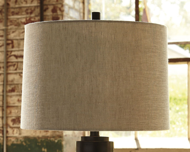 Talar - Clear/bronze Finish - Glass Table Lamp (1/cn)-Washburn's Home Furnishings