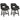 Tallenger - Black/dark Brown - Uph Swivel Barstool (2/cn)-Washburn's Home Furnishings