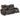 Team - Chocolate - Pwr Rec Sofa With Adj Headrest-Washburn's Home Furnishings