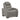 The Man-Den - Gray - PWR Recliner/ADJ Headrest-Washburn's Home Furnishings