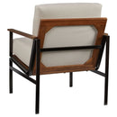 Tilden - Ivory/brown - Accent Chair-Washburn's Home Furnishings