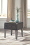 Todoe - Gray Dark - Rectangular End Table-Washburn's Home Furnishings