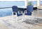 Toretto - Blue/white - Arm Chair (2/cn)-Washburn's Home Furnishings