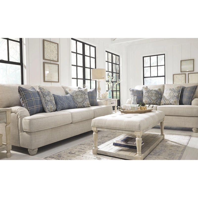 Traemore - Linen - Loveseat-Washburn's Home Furnishings