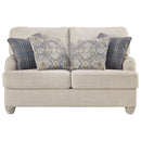 Traemore - Pearl Silver - Loveseat-Washburn's Home Furnishings