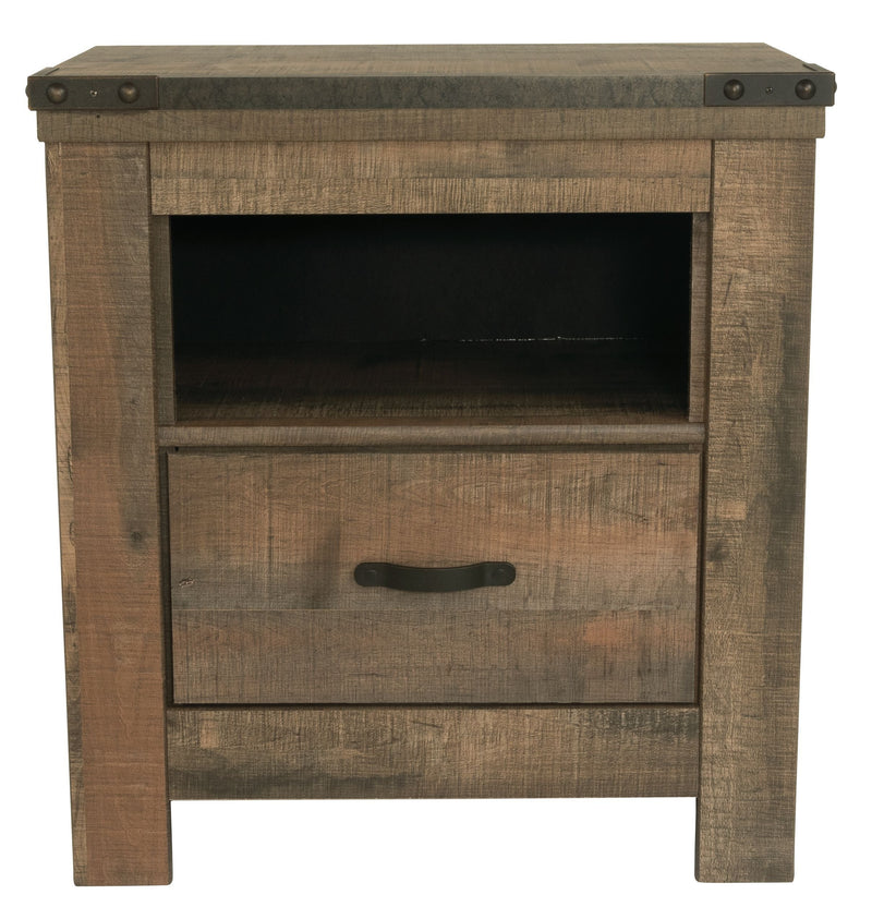 Trinell - Brown - One Drawer Night Stand-Washburn's Home Furnishings