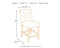 Tripton - Linen - Counter Height Barstool (set Of 2)-Washburn's Home Furnishings