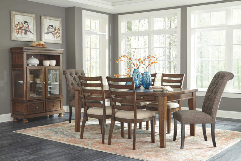 Tripton - Linen - Dining Uph Side Chair (2/cn)-Washburn's Home Furnishings