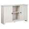 Turnley - Distressed White - Accent Cabinet-Washburn's Home Furnishings