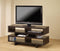 Tv Console With 5 Open Compartments - Brown-Washburn's Home Furnishings