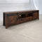 Tv Console With Sliding Doors - Brown-Washburn's Home Furnishings