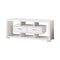 Tv Consoles - 2-drawer Rectangular - White And Silver-Washburn's Home Furnishings