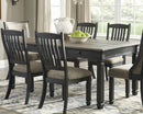 Tyler - Black/gray - Rectangular Dining Room Table-Washburn's Home Furnishings