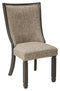 Tyler - Black/grayish Brown - Dining Uph Side Chair (2/cn) - Framed Back-Washburn's Home Furnishings