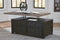 Tyler - Grayish Brown/black - Lift Top Cocktail Table-Washburn's Home Furnishings