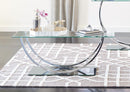 U-shaped Coffee Table - Pearl Silver-Washburn's Home Furnishings