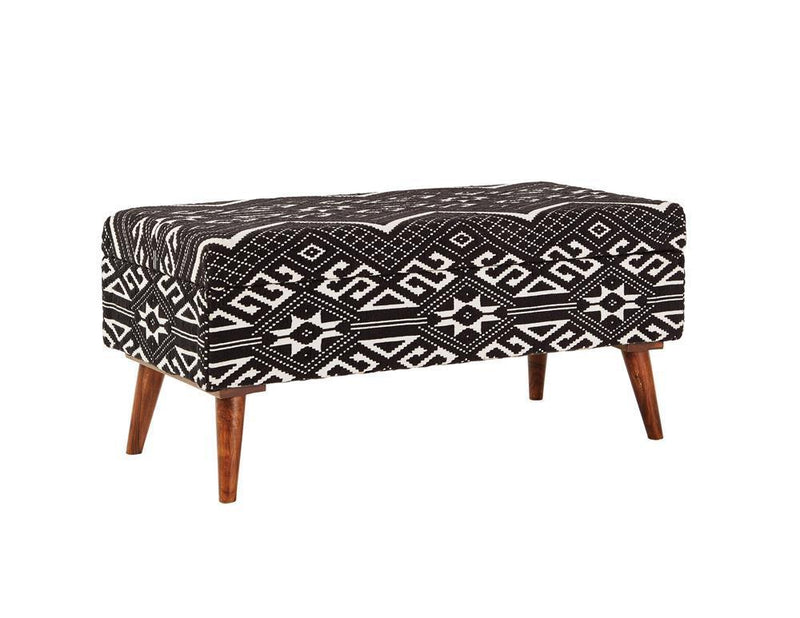 Upholstered Benche - Black-Washburn's Home Furnishings