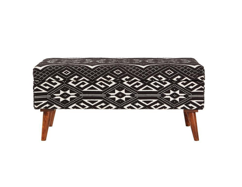 Upholstered Benche - Black-Washburn's Home Furnishings