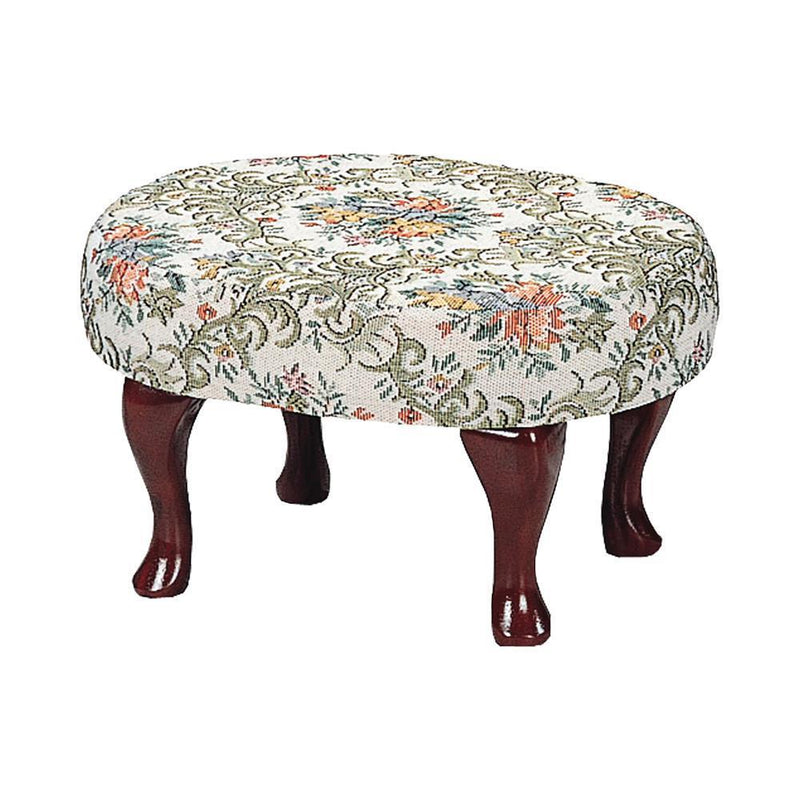 Upholstered Foot Stool - Brown-Washburn's Home Furnishings