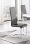 Upholstered High Back Side Chair - Gray-Washburn's Home Furnishings