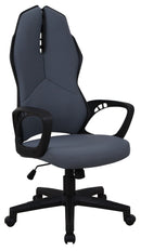 Upholstered Office Chair - Gray-Washburn's Home Furnishings