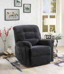 Upholstered Power Lift Recliner - Gray-Washburn's Home Furnishings