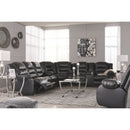 Vacherie - Black - Rocker Recliner-Washburn's Home Furnishings