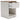 Vaibryn - White / Brown / Beige - One Drawer Night Stand-Washburn's Home Furnishings