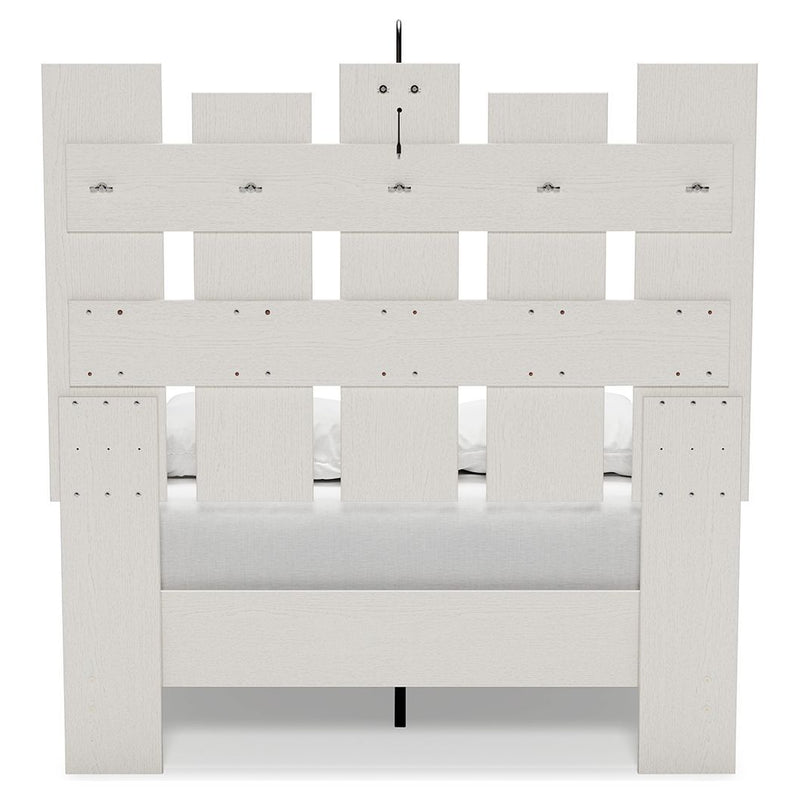 Vaibryn - White - Full Panel Platform Bed-Washburn's Home Furnishings