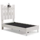 Vaibryn - White - Twin Panel Platform Bed-Washburn's Home Furnishings