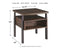 Vailbry - Brown Dark - Rectangular End Table-Washburn's Home Furnishings