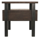 Vailbry - Brown Dark - Rectangular End Table-Washburn's Home Furnishings