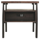 Vailbry - Brown Dark - Rectangular End Table-Washburn's Home Furnishings