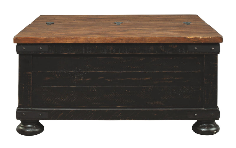 Valebeck - Black/brown - Lift Top Cocktail Table-Washburn's Home Furnishings