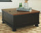 Valebeck - Black/brown - Lift Top Cocktail Table-Washburn's Home Furnishings