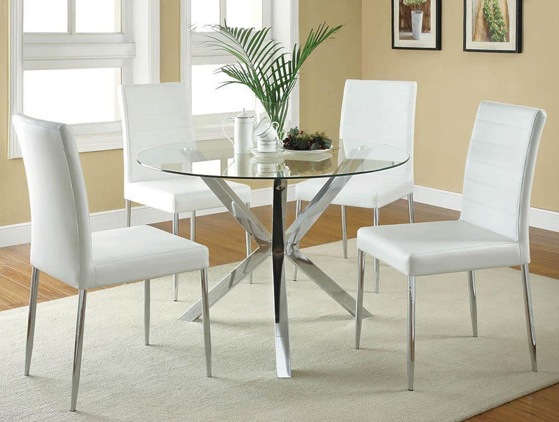 Vance - Dining Table - Pearl Silver-Washburn's Home Furnishings