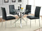 Vance Upholstered Dining Chairs - Black (set Of 4)-Washburn's Home Furnishings