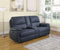 Variel Motion Collection - 3 Pc Motion Loveseat - Blue-Washburn's Home Furnishings