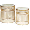 Vernway - White/gold Finish - Accent Table Set (2/cn)-Washburn's Home Furnishings