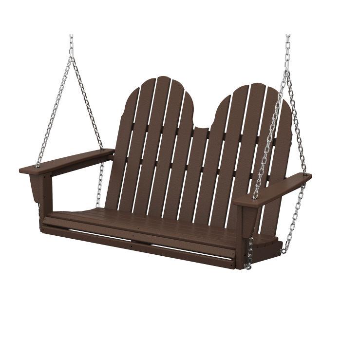 Vineyard Adirondack 48" Swing in Mahogany-Washburn's Home Furnishings