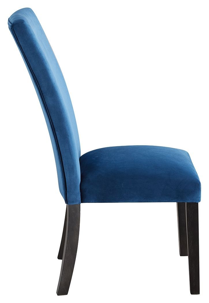 Vollardi - Blue - Dining Uph Side Chair (2/cn)-Washburn's Home Furnishings