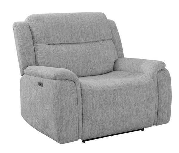 Wagner - Power 2 Recliner - Grey-Washburn's Home Furnishings