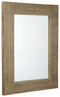 Waltleigh - Distressed Brown - Accent Mirror-Washburn's Home Furnishings
