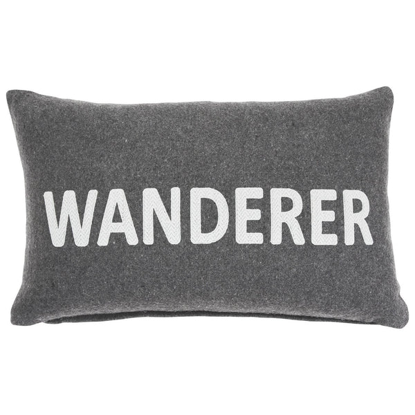 Wanderer - Charcoal - Pillow (4/cs)-Washburn's Home Furnishings