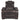 Warnerton - Brown Dark - Pwr Recliner/adj Headrest-Washburn's Home Furnishings