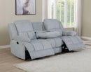 Waterbury Collection - Motion Sofa - Grey-Washburn's Home Furnishings