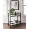 Waylowe - Black/tan - Bar Cart-Washburn's Home Furnishings