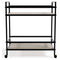 Waylowe - Black/tan - Bar Cart-Washburn's Home Furnishings