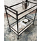 Waylowe - Black/tan - Bar Cart-Washburn's Home Furnishings