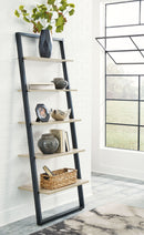 Waylowe - Natural/black - Bookcase-Washburn's Home Furnishings